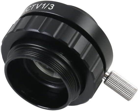 Adaptador de microscópio 0,5x 0,35x 1x lente de montagem c szm 1/2 1/3 adaptador CTV para microscópio