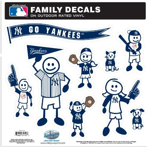 MLB New York Yankees Large Family Decal