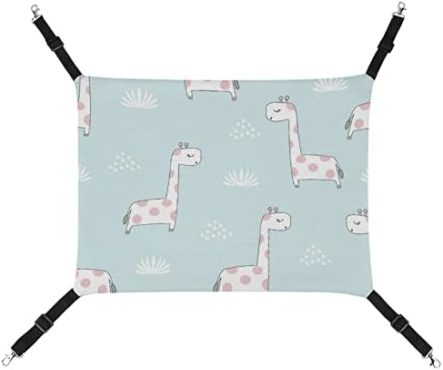 Cama de gato girafa branca gaiola de estimação de pet hammock leito de suspensão respirável para gatinho filhote