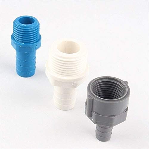 Acessórios e acessórios de tubo Zhjbd 50pcs Adaptador de tubo PVC Tubo de água de água 1/2 3/4 Frea