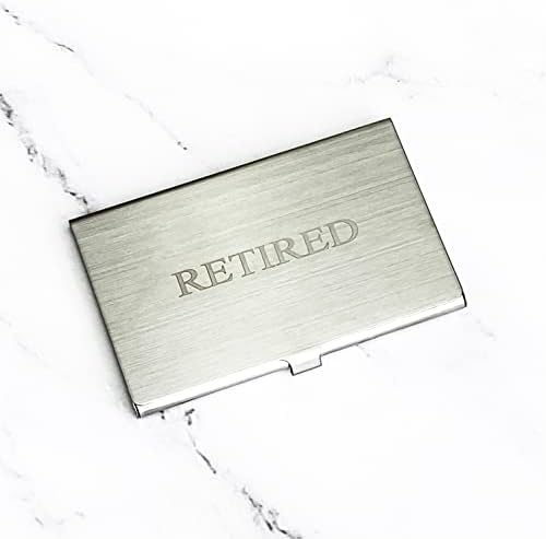 RXBC2011 Cartões de visita aposentados Presente de aposentadoria engraçado para homens aposentados Mulheres colegas colegas do chefe dos funcionários