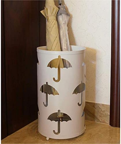 Razzum Umbrella Stands, suporte de guarda -chuva com padrão oco circular, guarda -chuva de metal à prova
