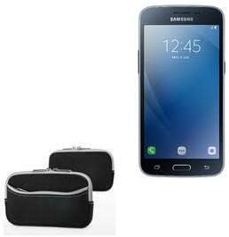 Caixa de ondas de caixa para Samsung Galaxy J2 Pro - SoftSuit com bolso, bolsa macia neoprene capa com