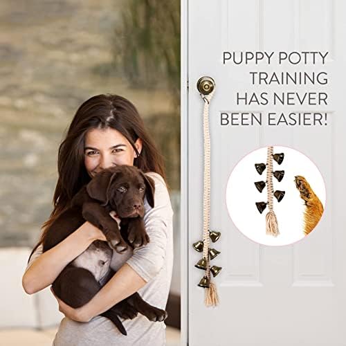 Oyanten Dog Sino para Treinamento do Potty da porta - Dogs Dirsebells para anel de filhote para sair do treinamento,