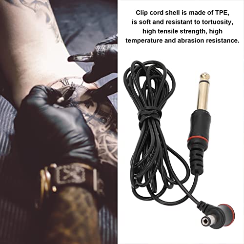 Tattoo Clip Cord Tattoo Machine Power Cable DC Interface Cabo de cabo 2 metros/6,6 pés Tattoo Machines