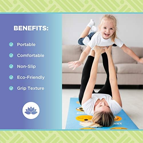 Produtos de feijão ioga tapetes | Tamanhos adultos e infantis | Não derrapagem, não deslize, tapetes ecológicos