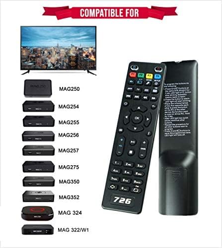 Controle remoto de substituição de artronix para caixa de TV MAG254 MAG250 MAG256 MAG 250 254 256 255 256