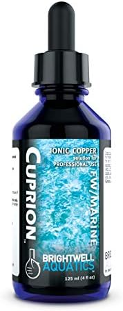 Brightwell Aquatics CuPrion-Solução iônica de cobre para uso profissional em tanques de aquário somente para