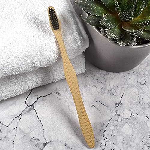 Escova de dentes de bambu 'de fixação de cabos' Azeeda