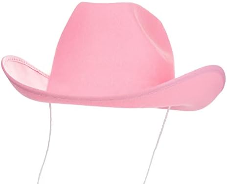 Atventure Rosa Cowboy Cowgirl Hat Party Festa favorece mulheres e homens 14,8 x 10,6 x 5,9 polegadas