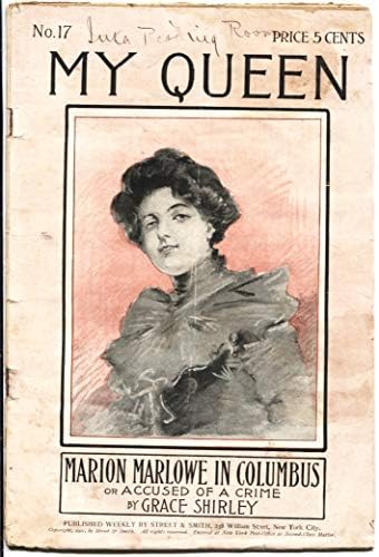 Minha rainha - janeiro de 1901 - rua muito rara e Smith Pulp Magazine -5 Cent Story de Crime de Preço