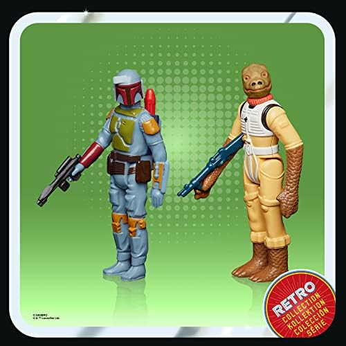 Star Wars Retro Collection Caçadores de recompensas especiais Boba Fett & Bossk Toys em escala de 3,75 polegadas The Empire Strikes Back Figures