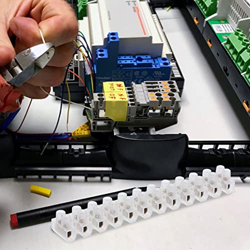 Doitool 10pcs Tipo de parafuso Conectar rápido Conector de cabo elétrico 380v 5a bloco