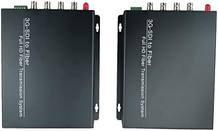 Primeda 4CH 3G SDI/HD-SDI Extensores sobre fibra óptica, singleMode Up 20km, porta de fibra FC, qualidade de