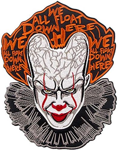 Filme de TI de Stephen King Pennywise The Clown Head 6 X 8 Ferro no Jacket Patch Sm