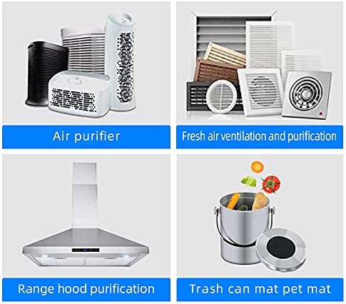 Minrun Cut para ajustar o rolo de pré -filtro de carbono para purificadores de ar filtros de forno Filtros