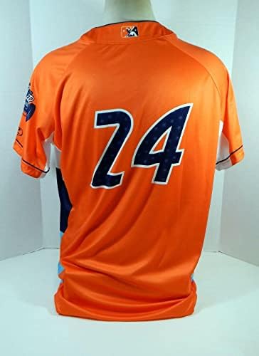 2020 Midwest League All Star Game Eastern Team 24 Jogo emitido Orange Jersey 88 - Jogo usou camisas MLB