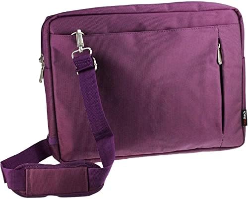 Navitech Purple Sleek Water Resistente Travel Bag - Compatível com DVD Player de DBPower 12