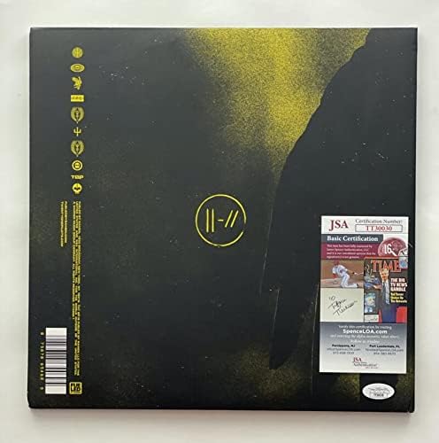 Twenty One Pilots Full Band assinou o álbum de autógrafos Vinyl Record - Trench assinado por