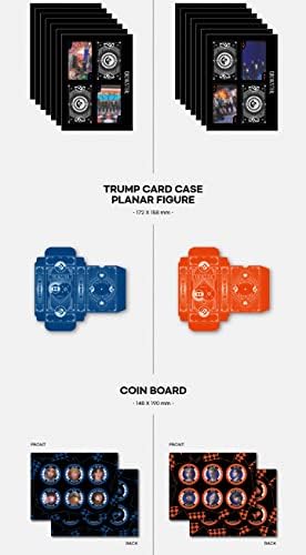 Oneus Trickster 7th Mini Álbum 2 Versão Definir CD+1p Poster+96p Livreto+7ea Trump Cartão Boad+1ea Trump