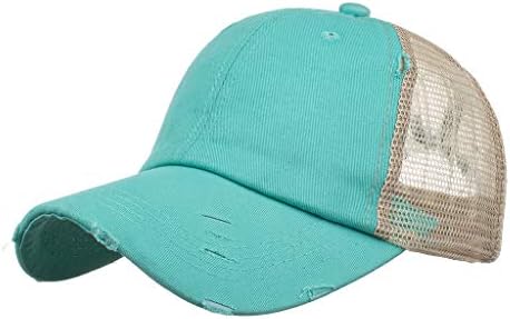 Capace de beisebol vintage elástico para homens mulheres rápida malha seca de beisebol solar chapéus