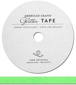 American Crafts 96056 Glitter Tape, 3/8 , Cricket