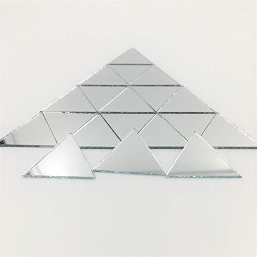 1 Triângulo Mosaico Mosaico Telas Triangular Espelhos de Artesanato 150pcs