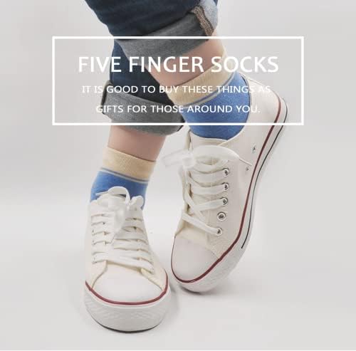 Meias de dedo feminino de caidienu meias de animais algodão de cinco dedos meias coloridas e engraçadas casuais meias para mulheres