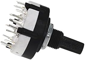 Codificador de interruptor zthome 1pcs rs26 plástico 4 pólo 3 posição banda rotativa interruptor