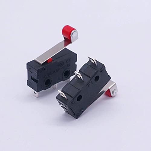 CZKE 10PCS Momentary Roller Alaver Arm Micro Limiting Switch AC 250V 5A SPDT 1NO 1NC 3 PINS MINI SWITCHES