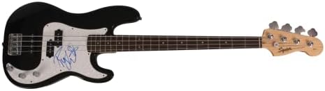 Roger Waters assinou autógrafo preto em tamanho grande Fender Electric Bass Guitar b W/ James Spence JSA
