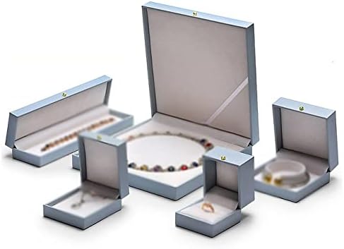 WDBBY Ring Jewelry Box Organizer Organizer Bracelet Cuts Caixas para Armazenamento de Casamento Exibir estojo