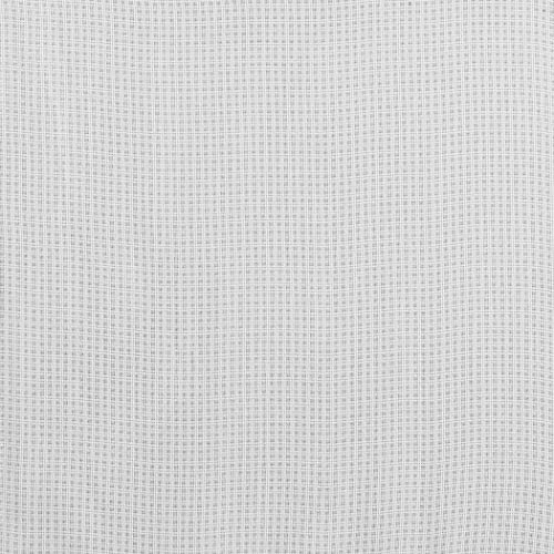 Archaeo waffle tecer algodão Blend Tap Top Curtain, 50 x 84, branco