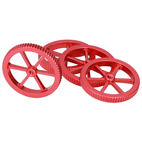 Rodas de nivelamento da impressora 3D, boa compatibilidade com torção manual porcas de alta torção