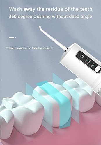 Limpador de dente, Irrigador dental elétrico IPX7 FLOSS DE ÁGUA DE ÁGUA DOMENTE 200ML ARMAZENAMENTO