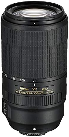Nikon AF-P Nikkor 70-300mm f/4.5-5.6e Edif VR Lens- Pacote com kit de filtro digital Hoya 67mm II, kit
