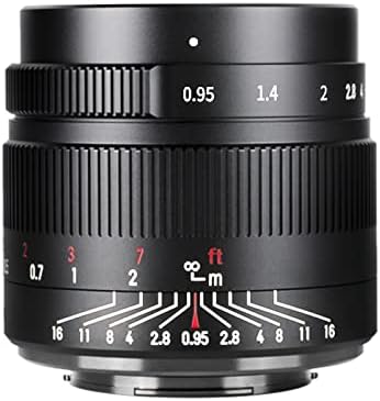 7artisans 35mm f0.95 Abertura grande APS-C Lens de câmeras sem espelho APS-Minflless Compact para fuji x-t1