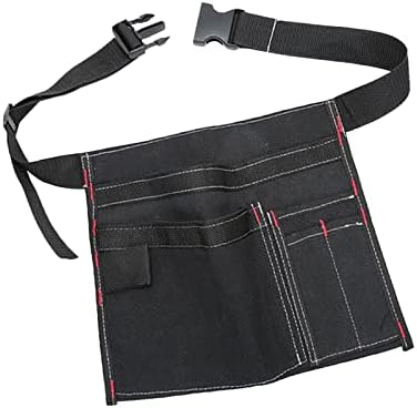 Bolsa de avental de avental para servidor coláxi com bolsos ajustáveis ​​de cinto de trabalho portátil de trabalho