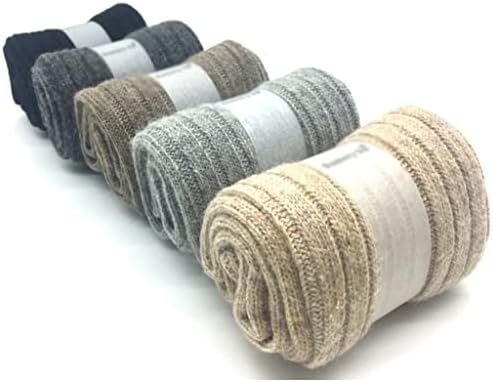 Liuzh 5 pares/meias de lã de lotes homens longos inverno quente cashmere meias confortáveis ​​presente masculino