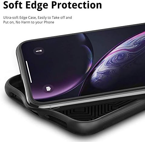 Caso inquebrável para iPhone XR-TPU macio TPU Ultra-Slim elegante capa protetora para iPhone XR de 6,1