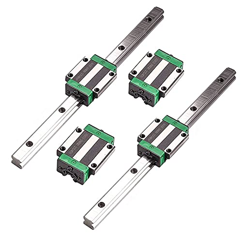 Mssoomm 15mm Hgw15 kit de trilho linear quadrado CNC 2PCS HGW15-29.13 polegada / 740mm +4pcs hgw15 - Caneta