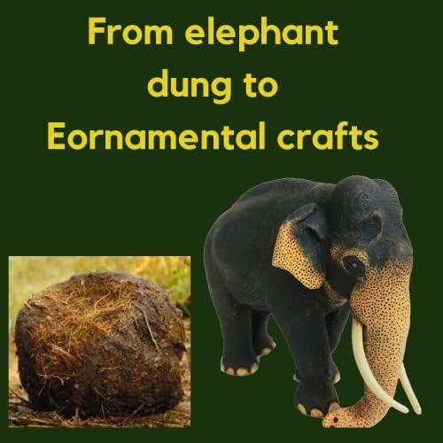 Feito à mão, elefante elefante/elefante elefante fez a decoração de esterco de elefante/presente