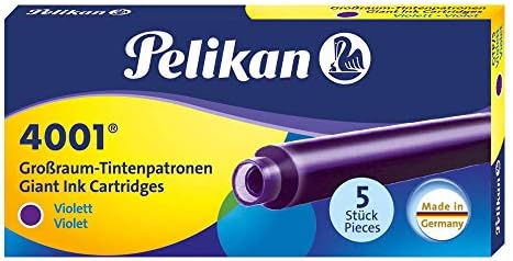 Cartucho de tinta Pelikan 4001 GTP preto azul/5, Blue Black