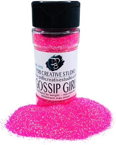 Gossip Girl - Mix Glitter Custom - Glitter para copos personalizados, epóxi, unhas, arte, resina, lodo