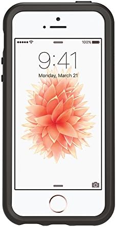 OtterBox iPhone SE e iPhone 5/5S Symmetry Series Case - ) e iPhone 5/5s - Bordas pretas, ultra -mangas e sem fio Compatíveis, arestas elevadas Proteger a câmera e tela