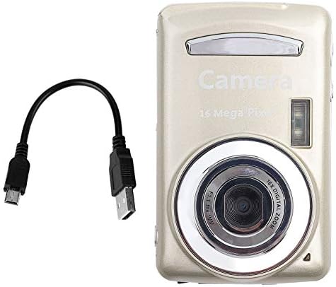 Câmera digital, câmera compacta em vlogging 16mp 720p 30fps 4x Zoom HD Câmera de vídeo digital para fotografia