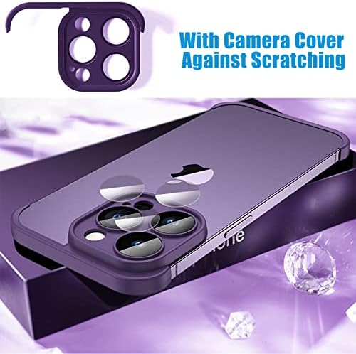 Lisade para iPhone 14 Pro Protector Camera Protector Case sem moldura, capa de pára -choques Prof Sophone