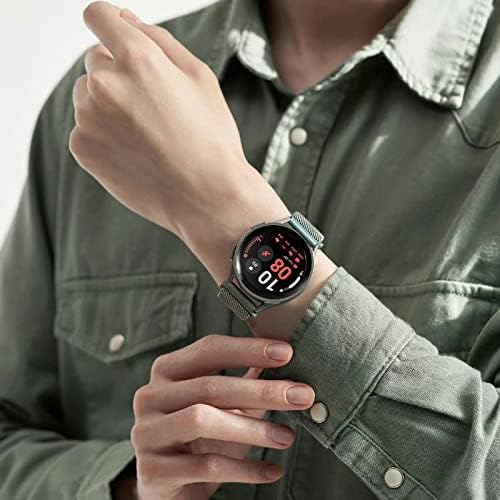 5 pacotes Bandas de loop de nylon elástico compatíveis com o relógio de galáxia Samsung 5 Pro Band 45mm/ Relógio