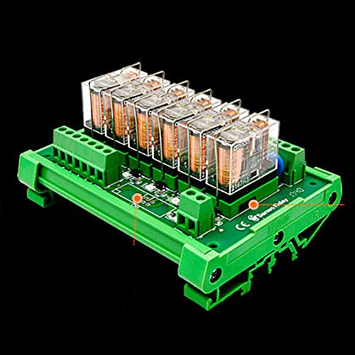 Amplificador PLC TNKG2R-1E-1624P 1 SPDT DIN MOLTE 12V 24V 6 CANAL 1 SPDT 16A RELA PLAGGLIBLE G2R-1-E
