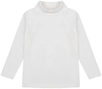Hansber Kids meninos meninos térmicos térmicos Top Sweater Long Sweater Turtleneck Camisetas camisetas